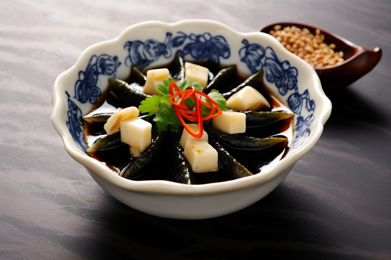 一碗皮蛋拌豆腐高清摄影图精美的美食图片好吃的糕点,高清,摄影图,摄影图片,图片大全,摄影图免费下载